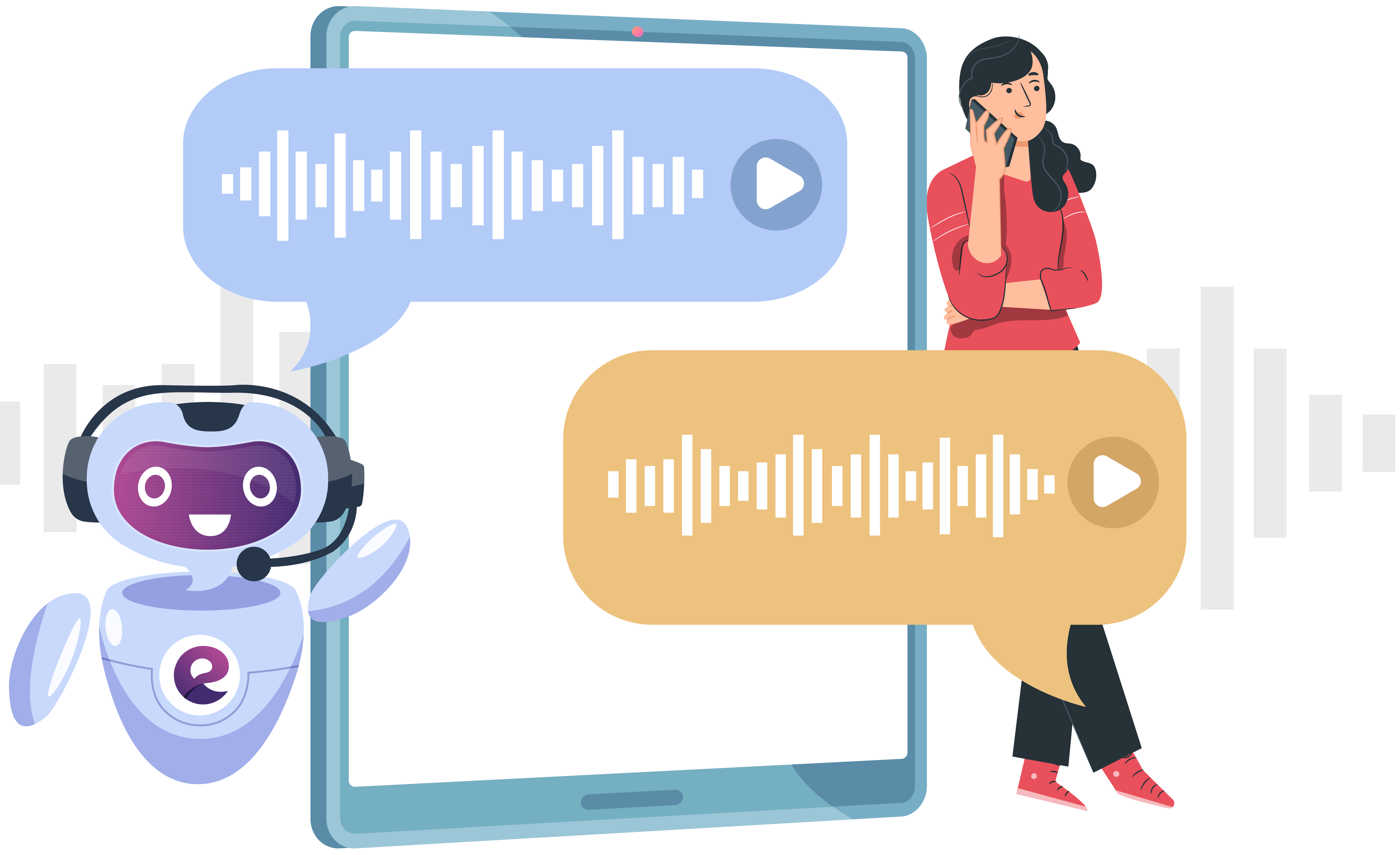 Guess who wants to talk! How Flo and her fellow chatbots engage